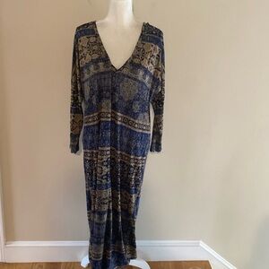 Lucky Brand Rayon Maxi Dress